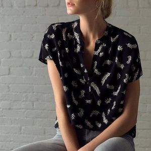 Amour Vert Renata silk tee